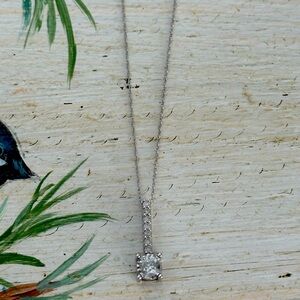 SOLD~DIAMOND Drop Necklace